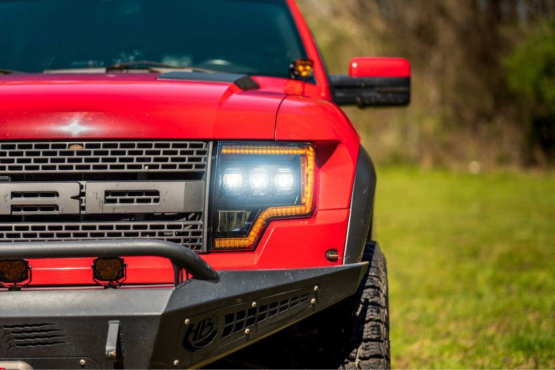 FORD F-150 (2009-2014) XB LED Headlights with Amber DRL - Upgrade Your Truck Lighting for Night Driving & Off-Road Adventures