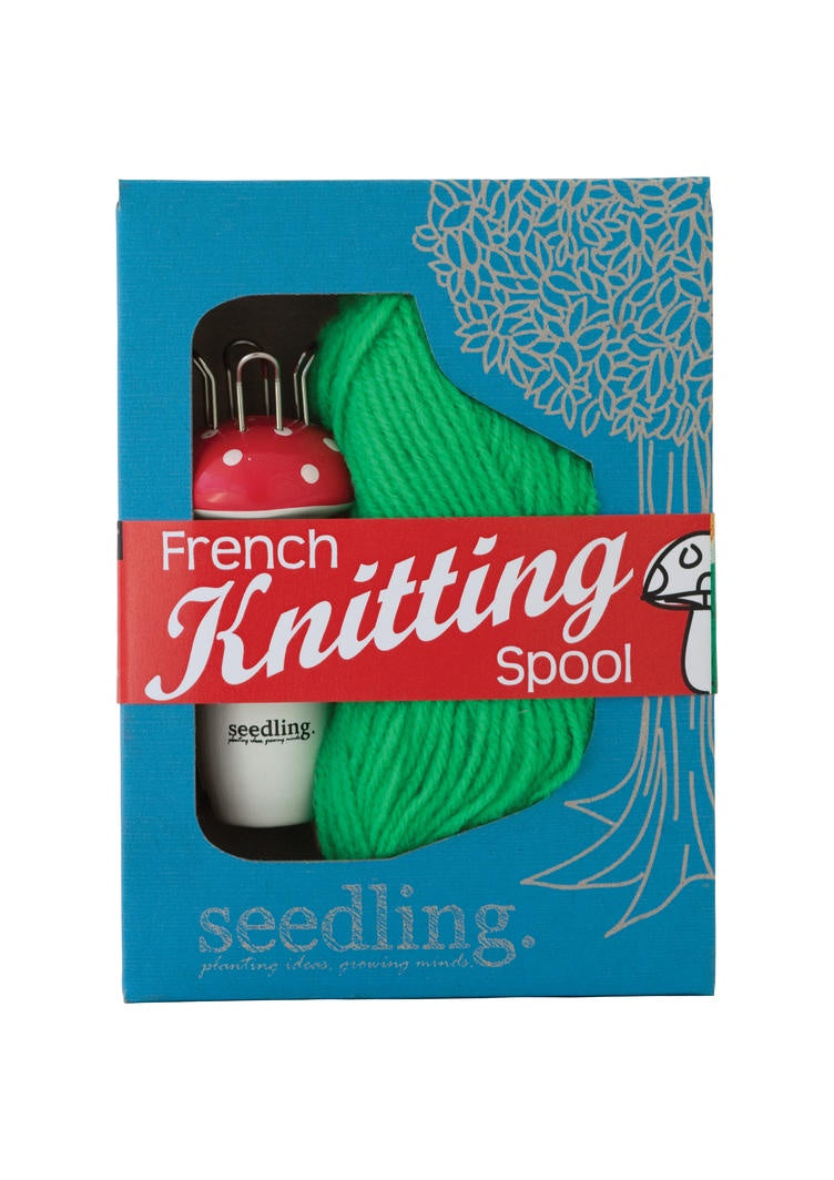 French Knitting Spool Kit for Kids - DIY Craft Toy with Yarn & Hook - Perfect for Handmade Scarves, Hats & Creative Playtime