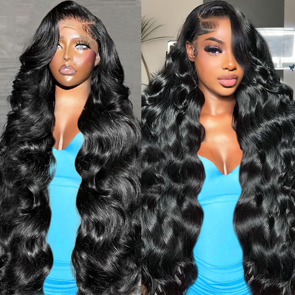 30 Inch 13x6 HD Lace Front Wigs Human Hair - 200% Density Pre-Plucked with Baby Hair | Glueless Frontal Wig for Black Women | Perfect for Daily Wear, Special Occasions & Protective Styling