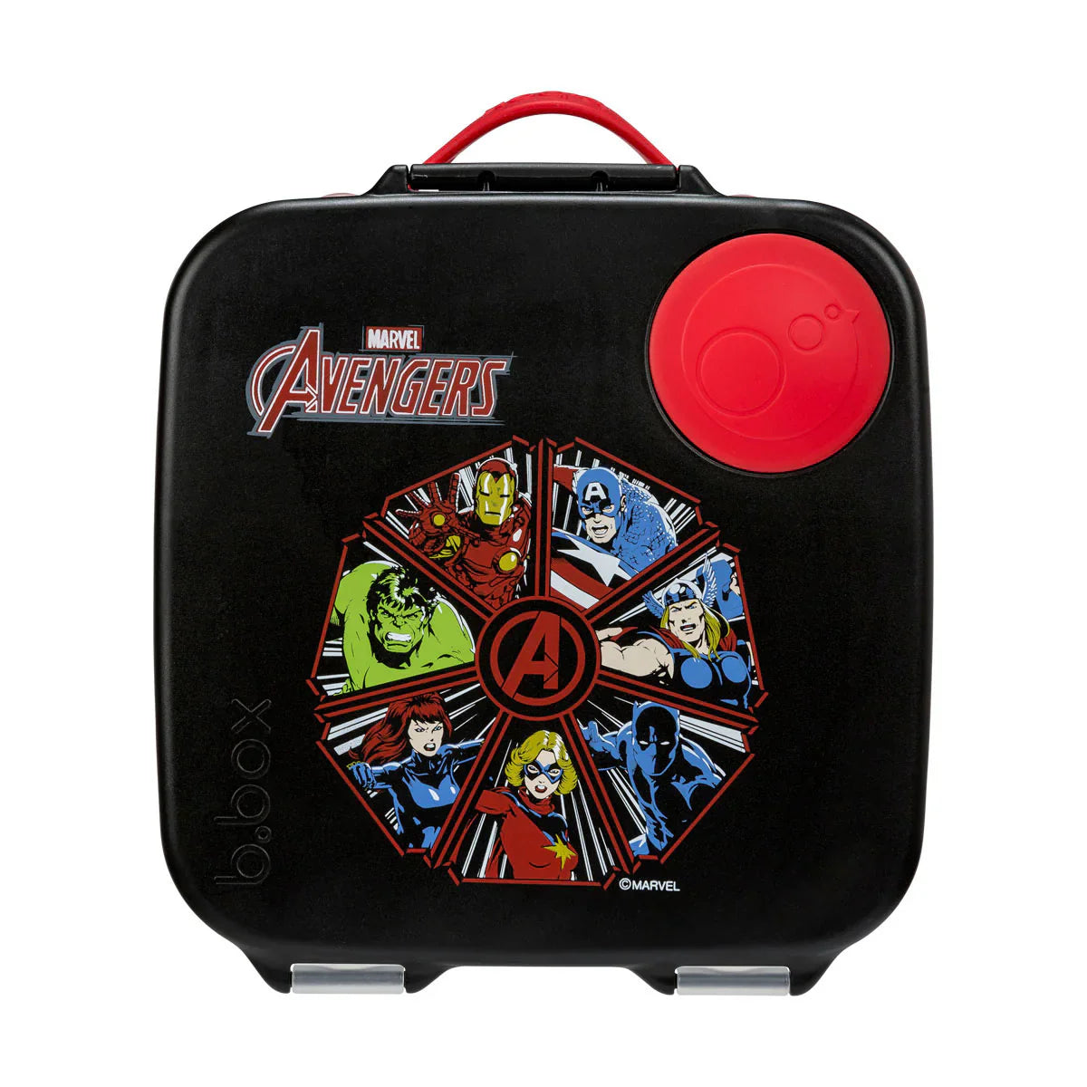 b.box Avengers Insulated Lunch Box for Kids - Leak Proof & BPA Free - Perfect for School, Work, Picnics & Travel