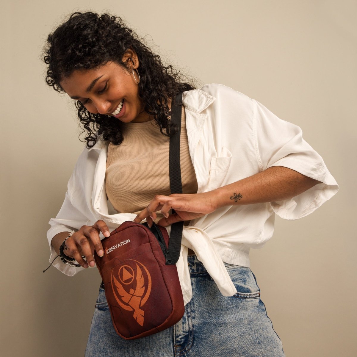 Phoenix Reborn Vol.4 Sober Crossbody Bag - Stylish Shoulder Purse for Women, Perfect for Daily Use, Travel & Shopping