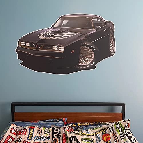 Kenworth W900 Big Rig Cartoon Truck Wall Decal - 3ft Long Vinyl Sticker for Man Cave, Garage & Boys Room Decor - Perfect for Truck Lovers & Kids Bedroom Themes