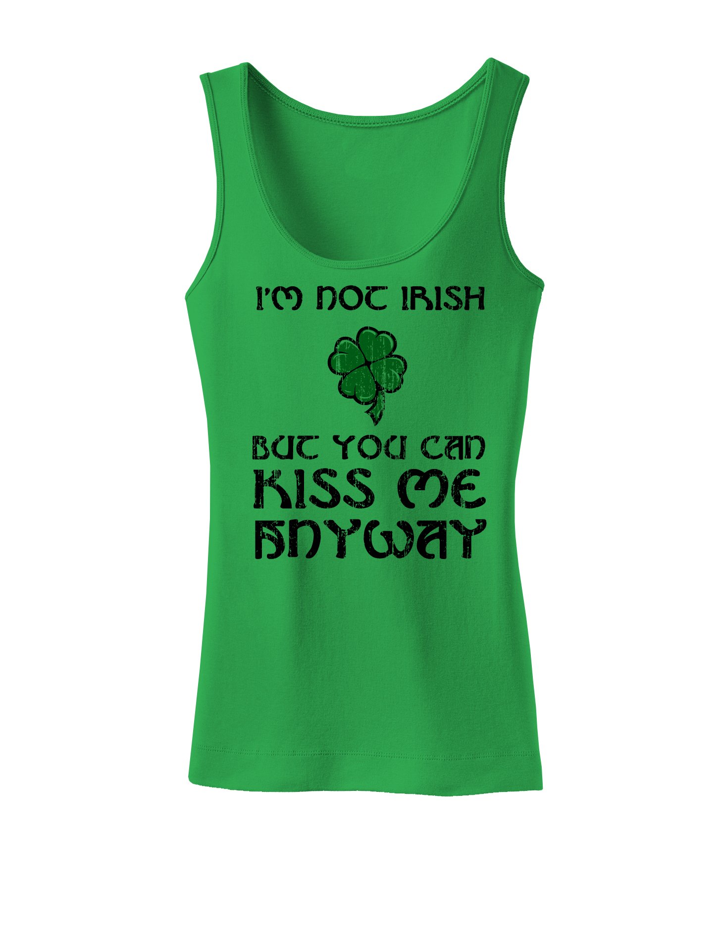 4 Leaf Clover Shamrock Women's Tank Top - St. Patrick's Day Green Apparel for Irish Pride & Festive Outfits