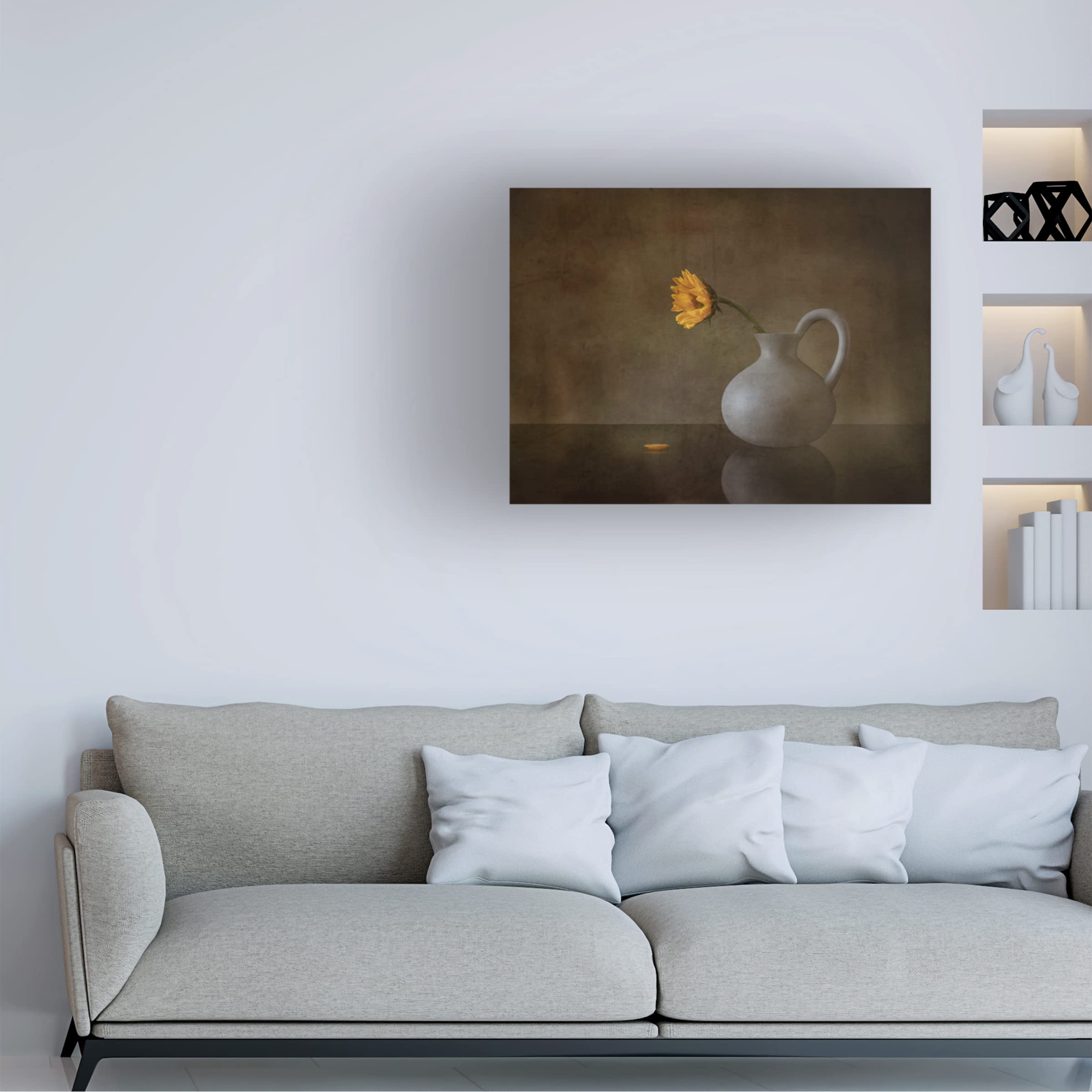 Trademark Fine Art 'Life' Canvas Wall Art by May G - Modern Home Decor for Living Room, Bedroom & Office