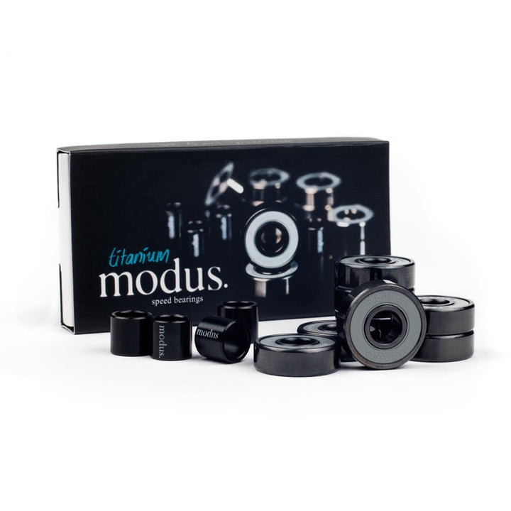Premium Modus Titanium Bearings - High-Performance, Durable & Smooth - Perfect for Skateboards, Bikes & Industrial Machinery