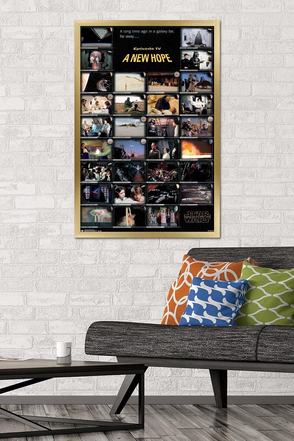 Star Wars: A New Hope Framed Wall Poster - 22.375