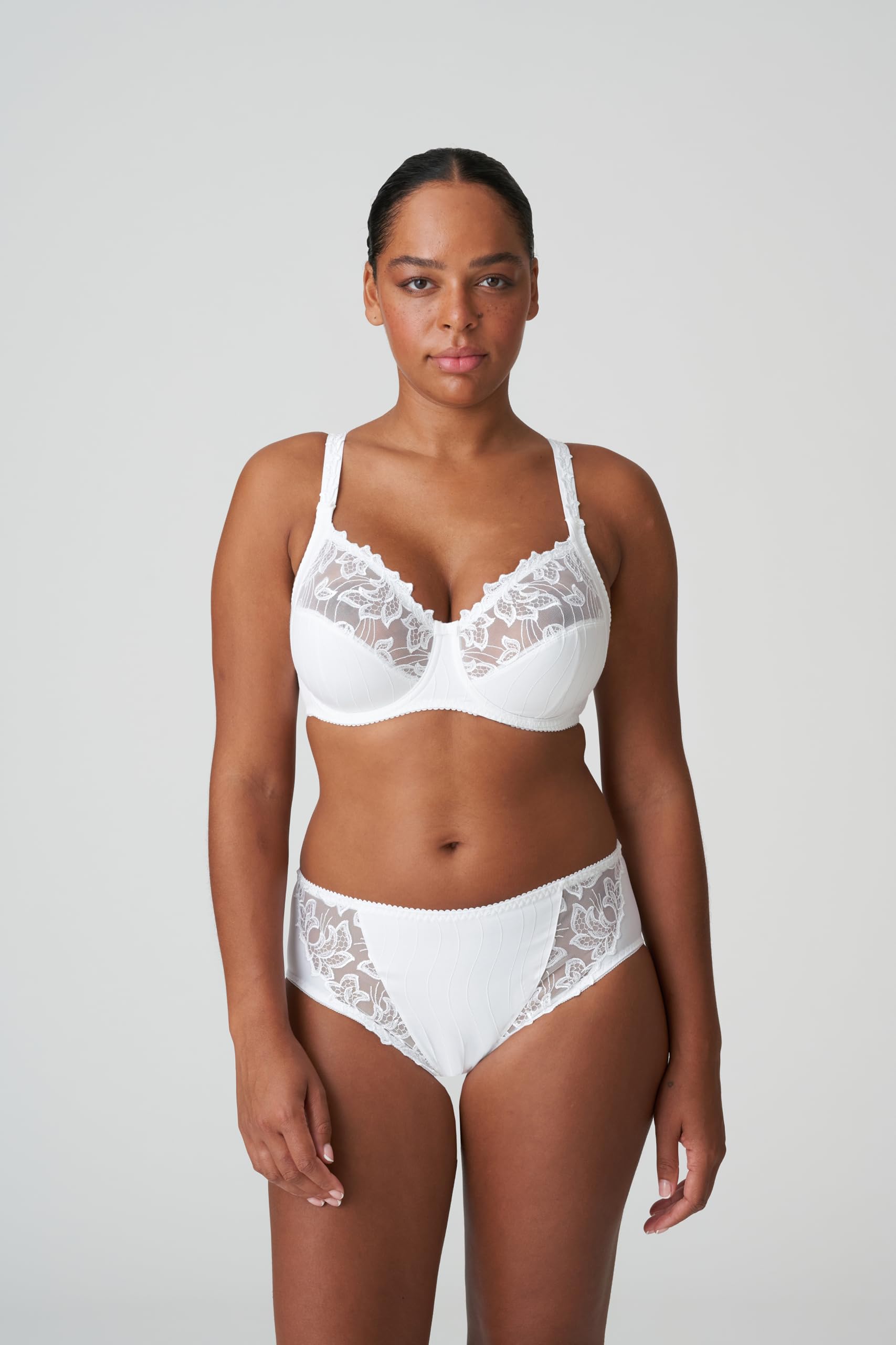 PrimaDonna Deauville Side Support Bra 38D White - Full Coverage Comfort for Everyday Wear & Special Occasions