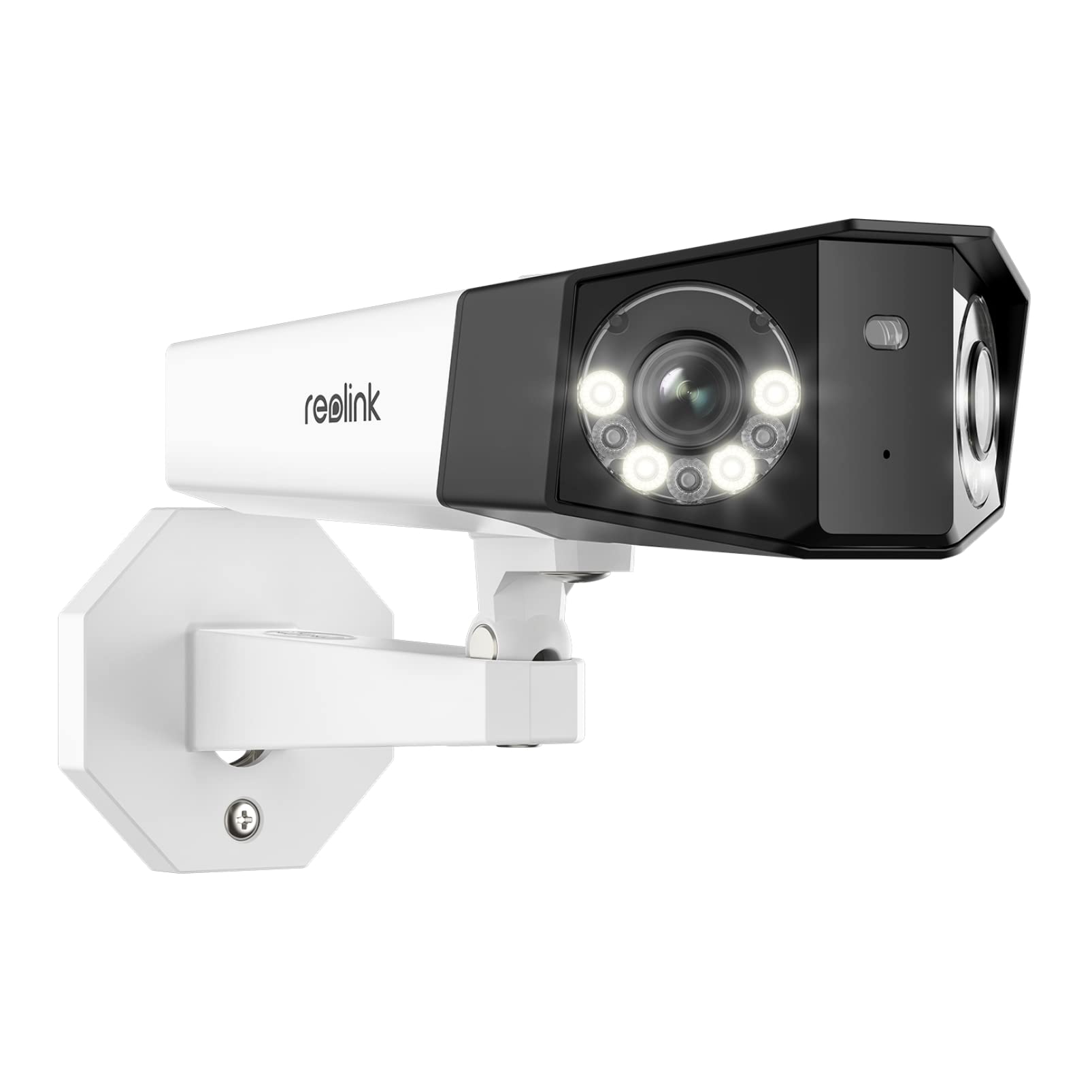 REOLINK Duo 2 PoE 4K Security Camera System - Dual-Lens 180° FoV Outdoor IP Camera with Human/Vehicle/Pet Detection, Color Night Vision, Two-Way Audio & 256GB microSD Support - Ideal for Home Security, Business Surveillance & Property Monitoring