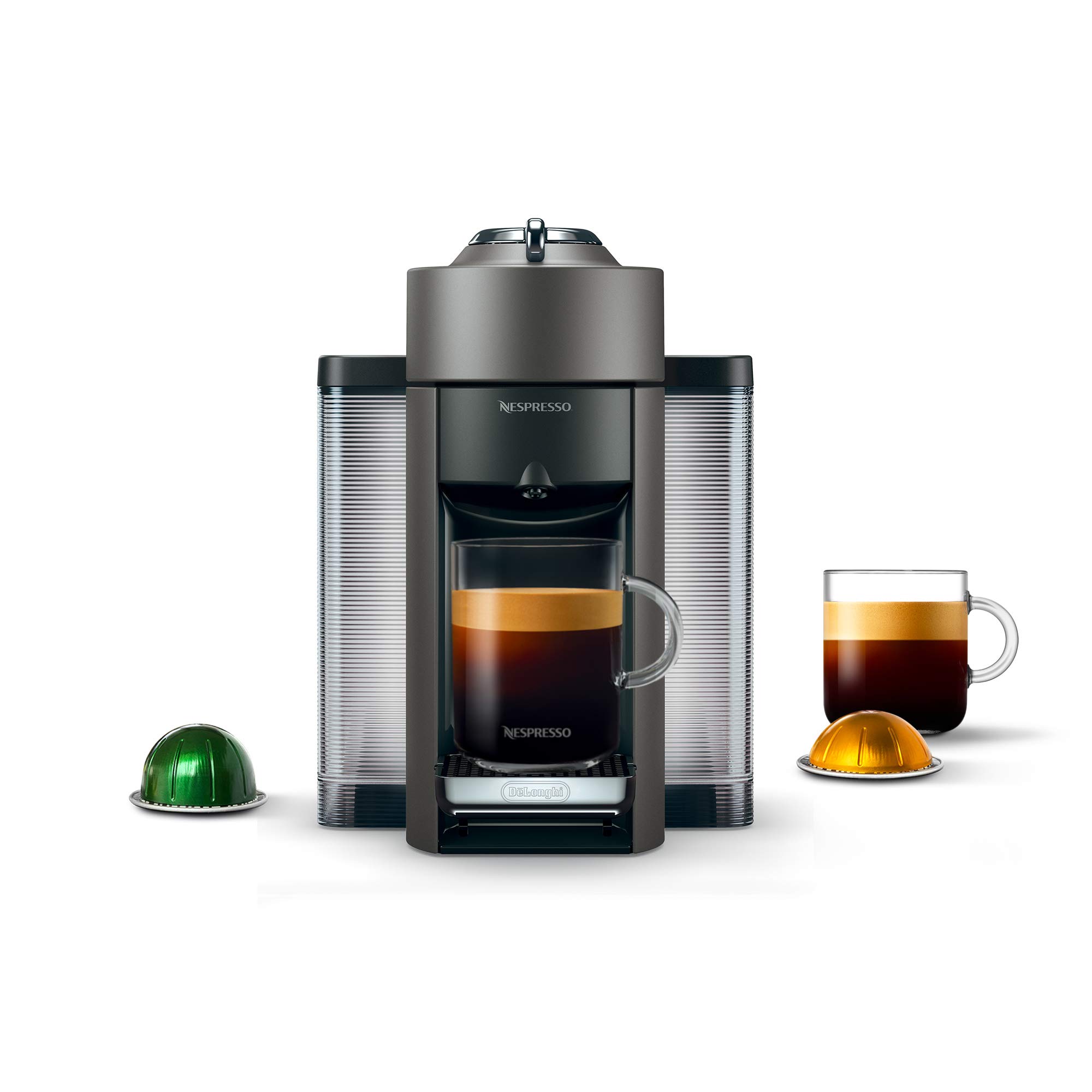 De'Longhi Nespresso Vertuo Coffee & Espresso Machine with 54oz Capacity - Titan Gray | Perfect for Home & Office Brewing