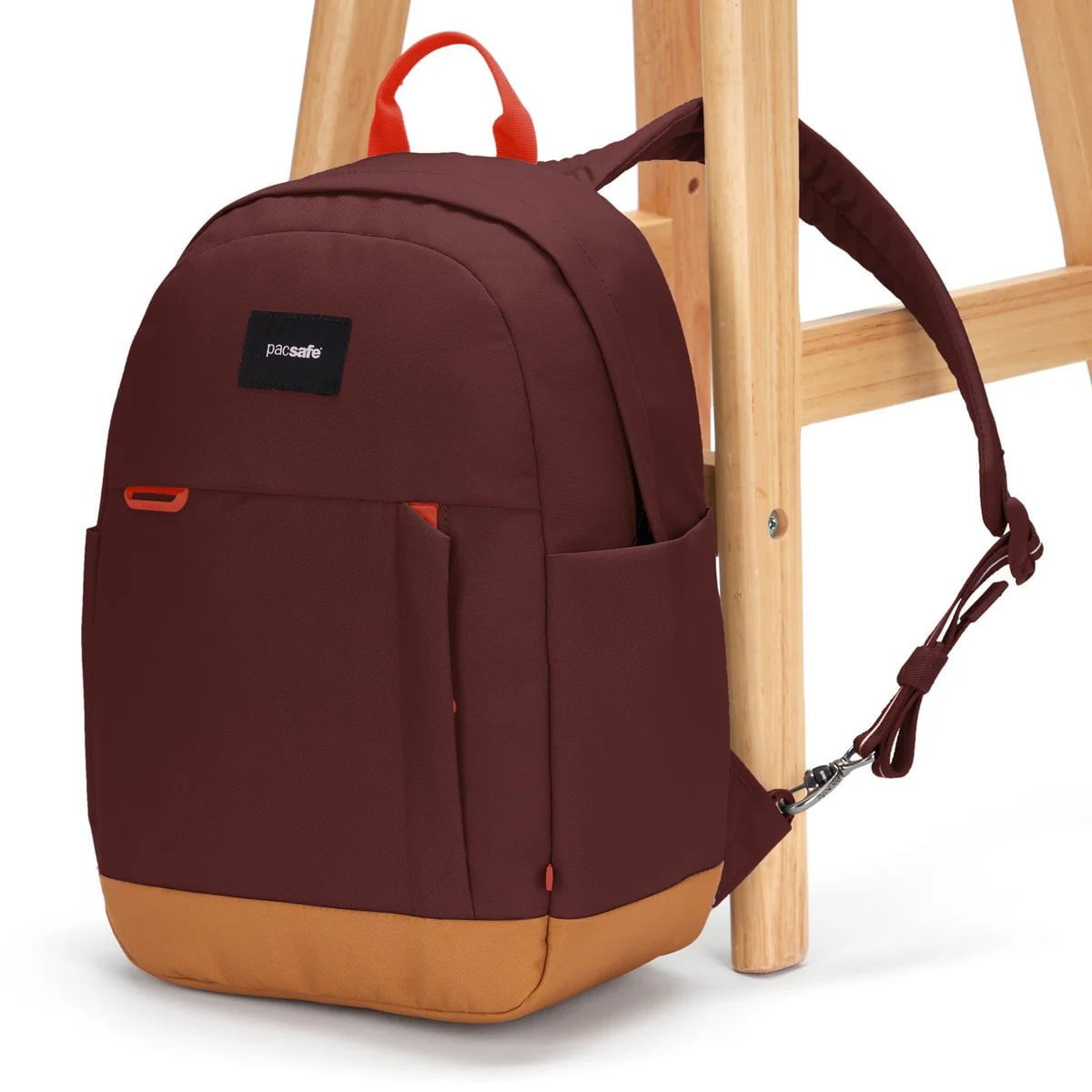 Pacsafe Go 15L Anti Theft Backpack - Secure Travel Backpack for Commuters, Students & Digital Nomads - RFID Protection & Cut-Resistant Straps for Urban Safety