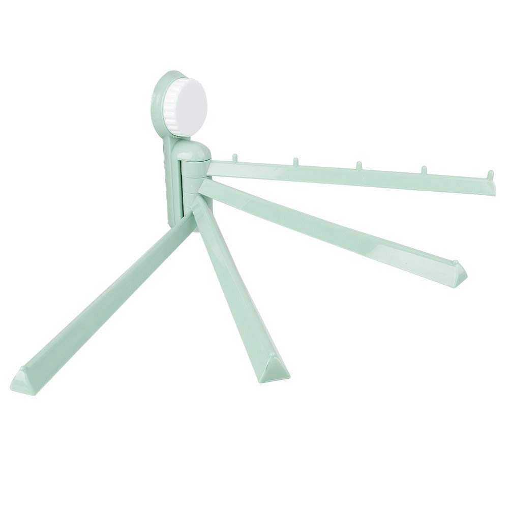 Velaurs Wall Mounted Bathroom Towel Rack - Space Saving Green Towel Holder for Bath Towels & Clothes - Perfect for Small Bathrooms, Laundry Rooms & Dorm Rooms