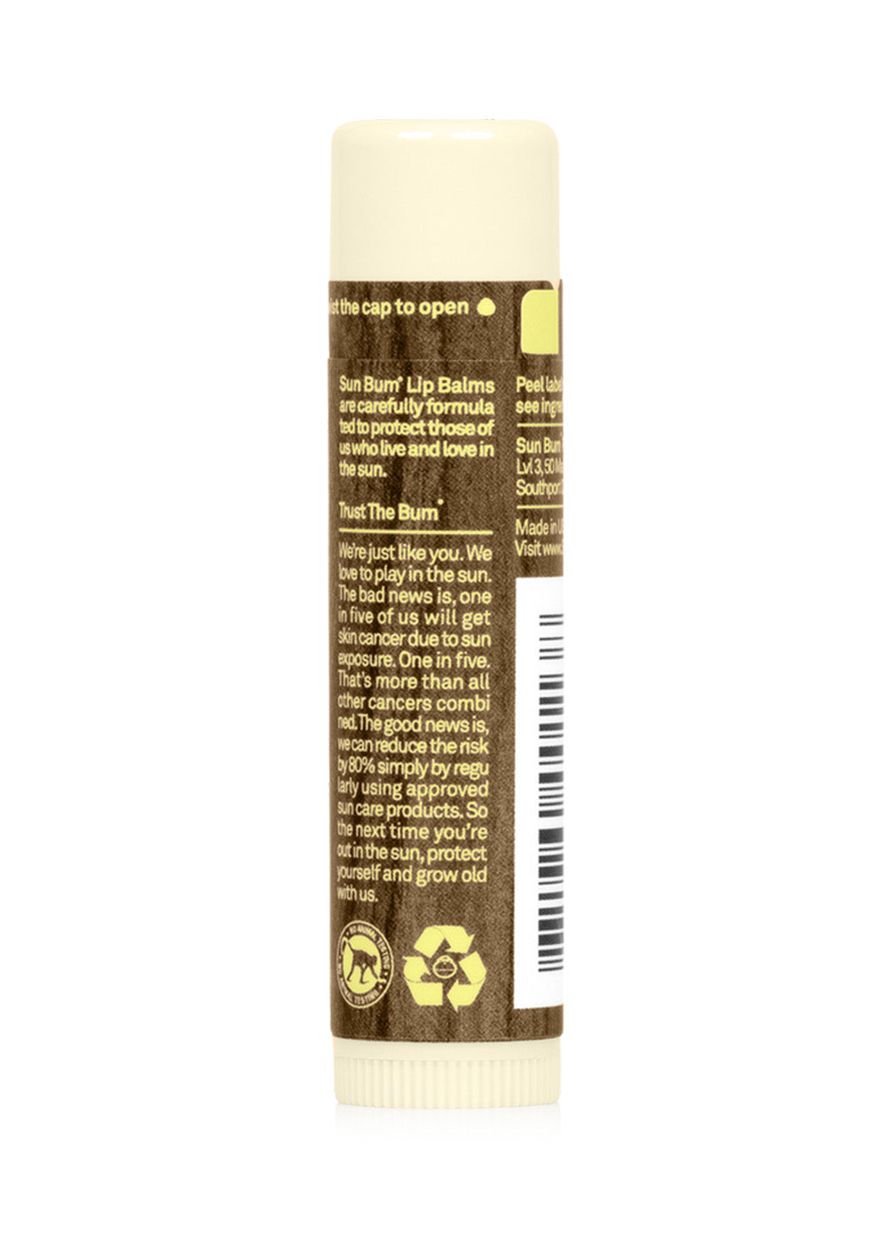 Sun Bum SPF 15 Coconut Lip Balm - Moisturizing & Sun Protection for Lips - Perfect for Beach, Hiking & Outdoor Activities