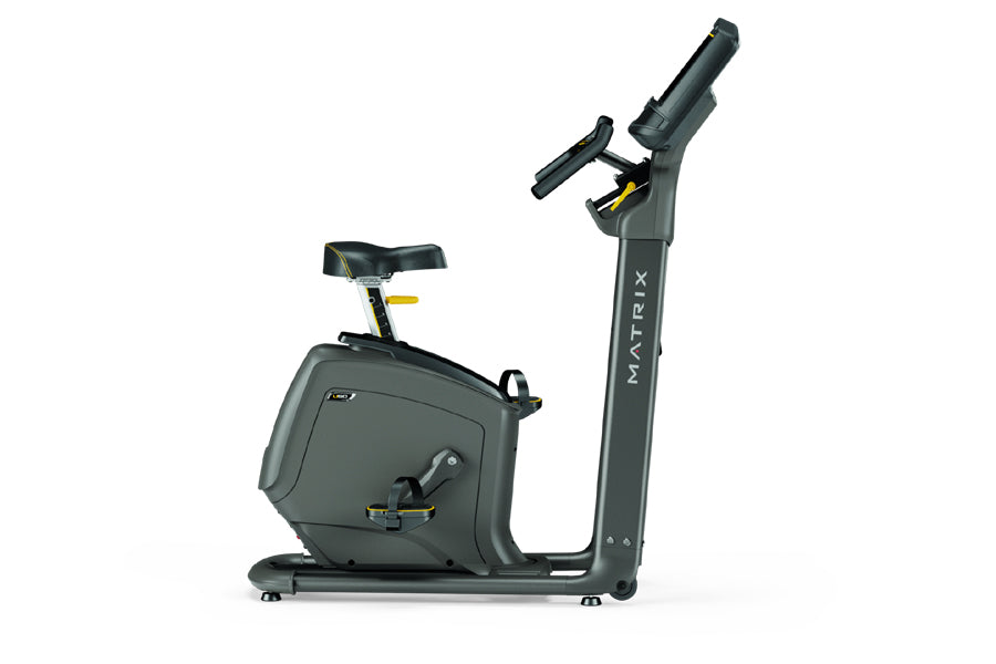 Matrix U50 Upright Exercise Bike - Quiet Magnetic Resistance, LCD Display & Heart Rate Monitor | Home Gym Equipment for Cardio Workouts | Perfect for Small Spaces & Apartment Fitness