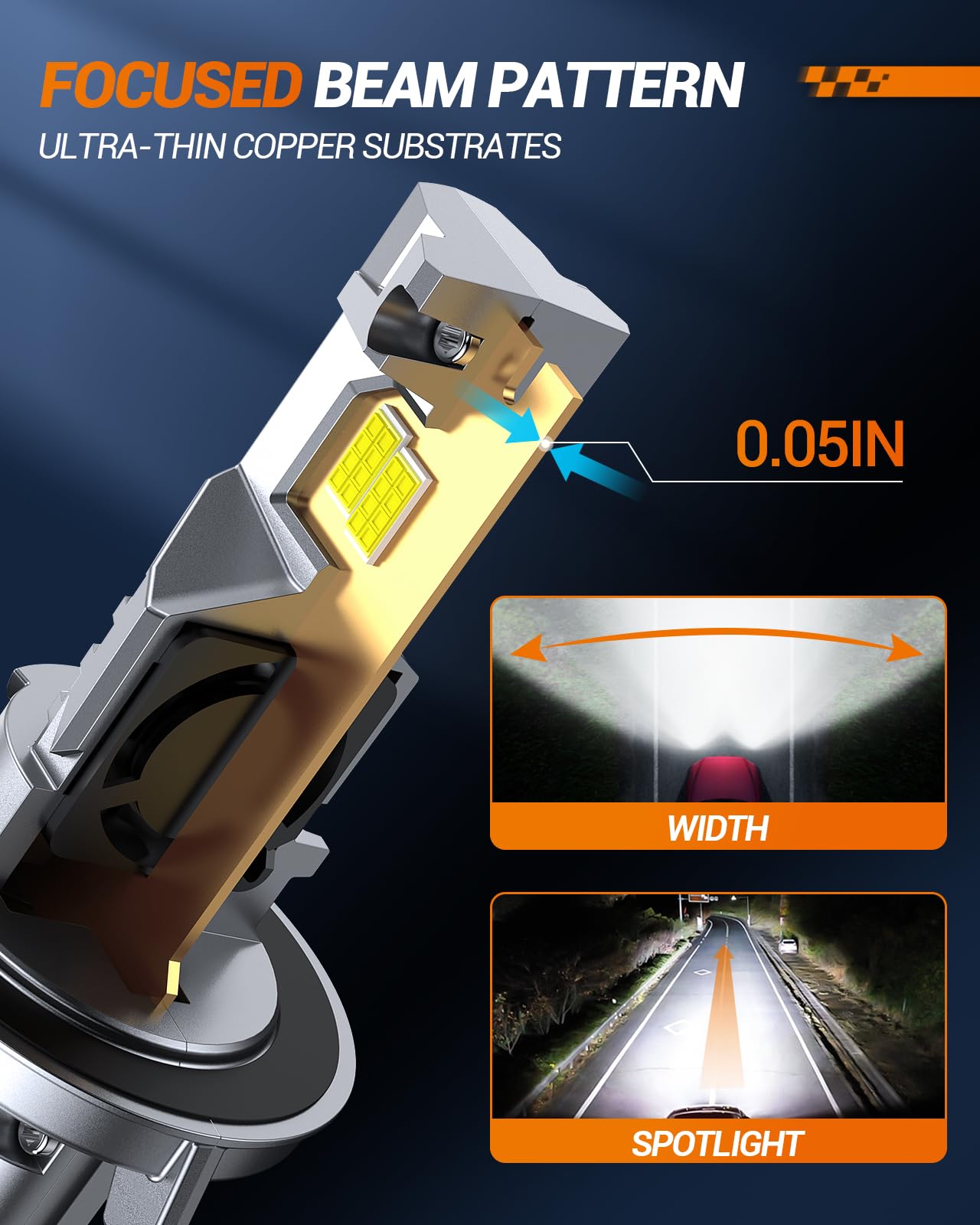 SEALIGHT S2S H13 H10 LED Headlight Bulbs Combo Kit - 44000LM Ultra Bright, 14000RPM Cooling Fan, 1:1 Design for 9140 9008 Fog Lights - Plug & Play Replacement (Pack of 4) - Perfect for Night Driving, Off-Roading & Extreme Weather Conditions