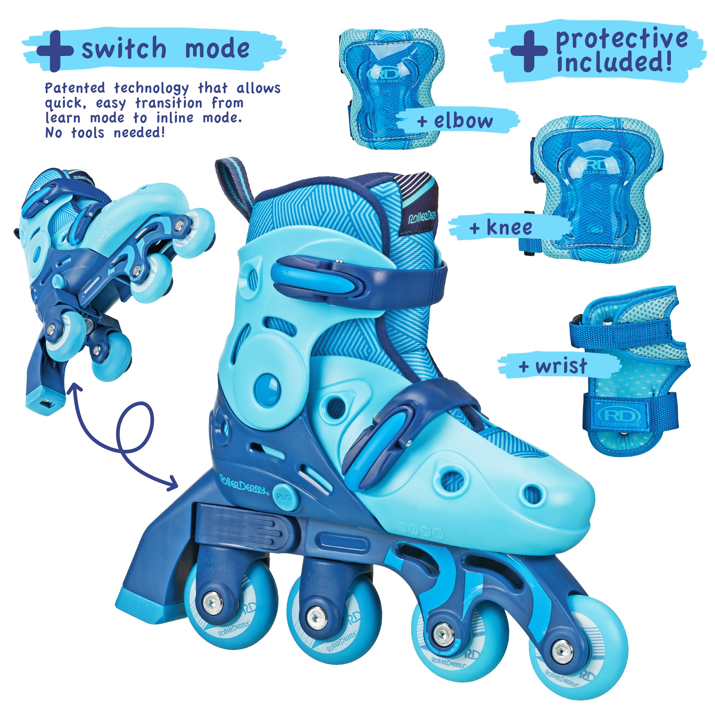 Adjustable Boys Roller Skates for Kids - Lightweight & Comfortable Inline Skates for Outdoor Play, Sports & Fun Activities