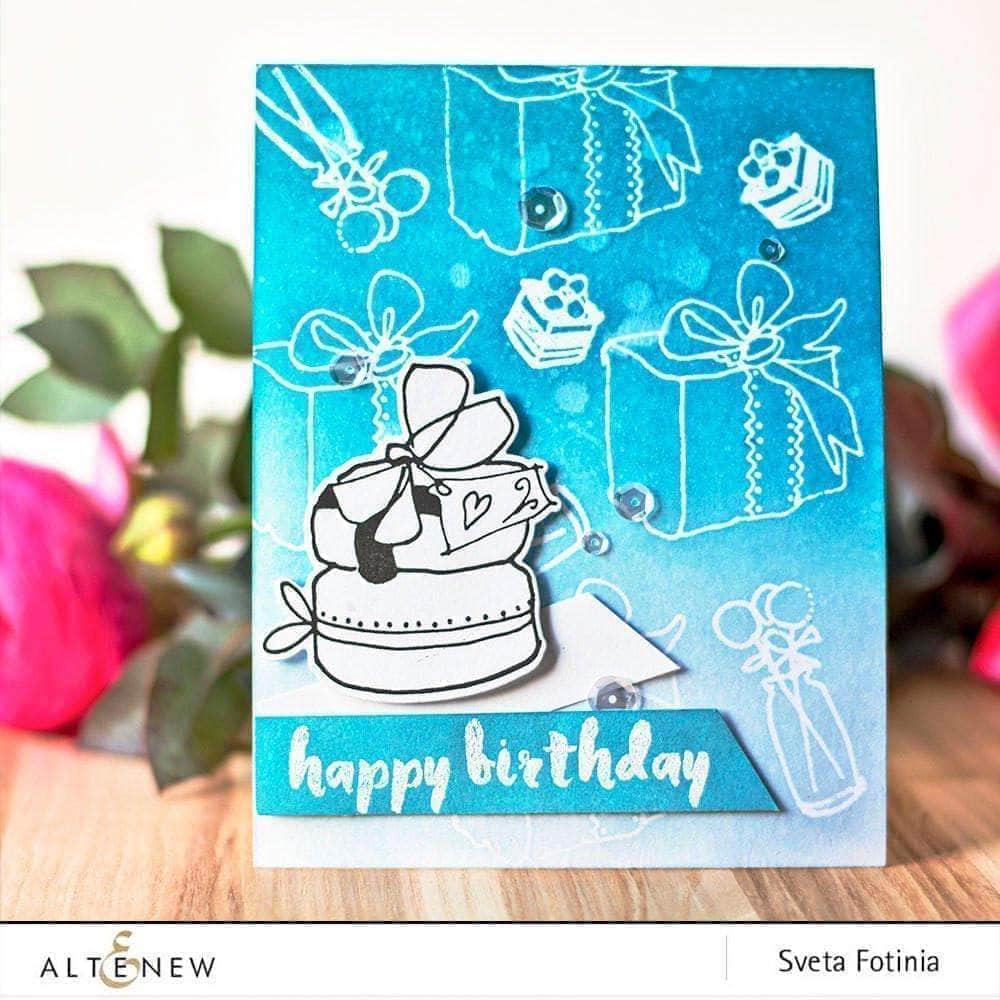 Handmade Painted Greetings Stamp Set for DIY Cards, Scrapbooking & Wedding Invitations - Unique Rubber Stamps for Crafting & Stationery Design