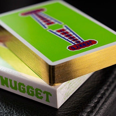Vintage Style Jerry's Nuggets Playing Cards - Green Deck for Poker, Magic Tricks & Collectors | Premium Quality Casino Cards for Game Nights & Cardistry