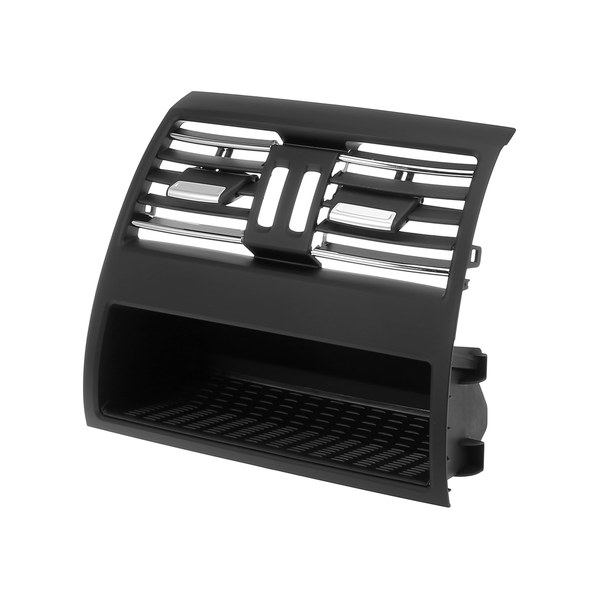 X AUTOHAUX Chrome A/C Vent Grille for BMW 5 Series F10 F18 (2010-2017) - Replacement Air Conditioner Outlet Vent Cover 64229172167 - Rear Side Ventilation Upgrade - Perfect for Summer Cooling & Interior Customization