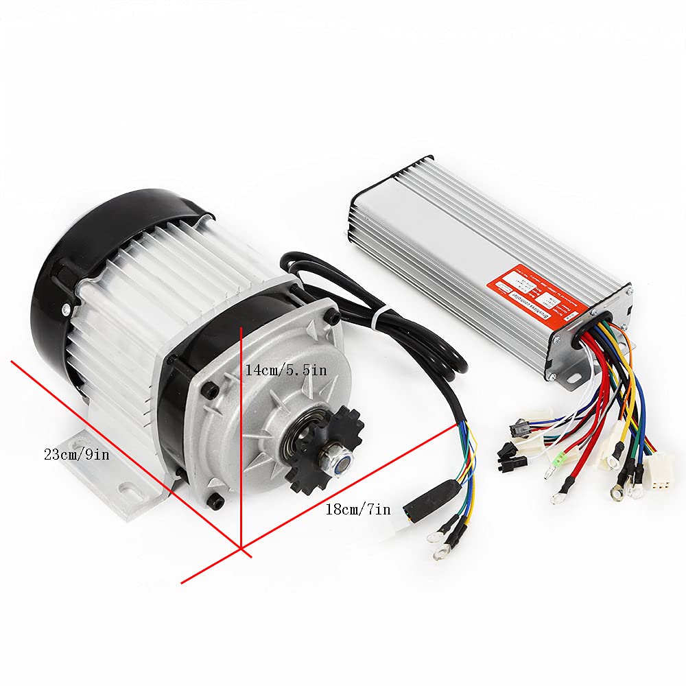 750W 48V Brushless DC Motor Kit - High Power Gear Reduction Motor for DIY E-Bikes, Electric Scooters & Tricycles - Perfect for Home Projects & Personal Transportation Upgrades