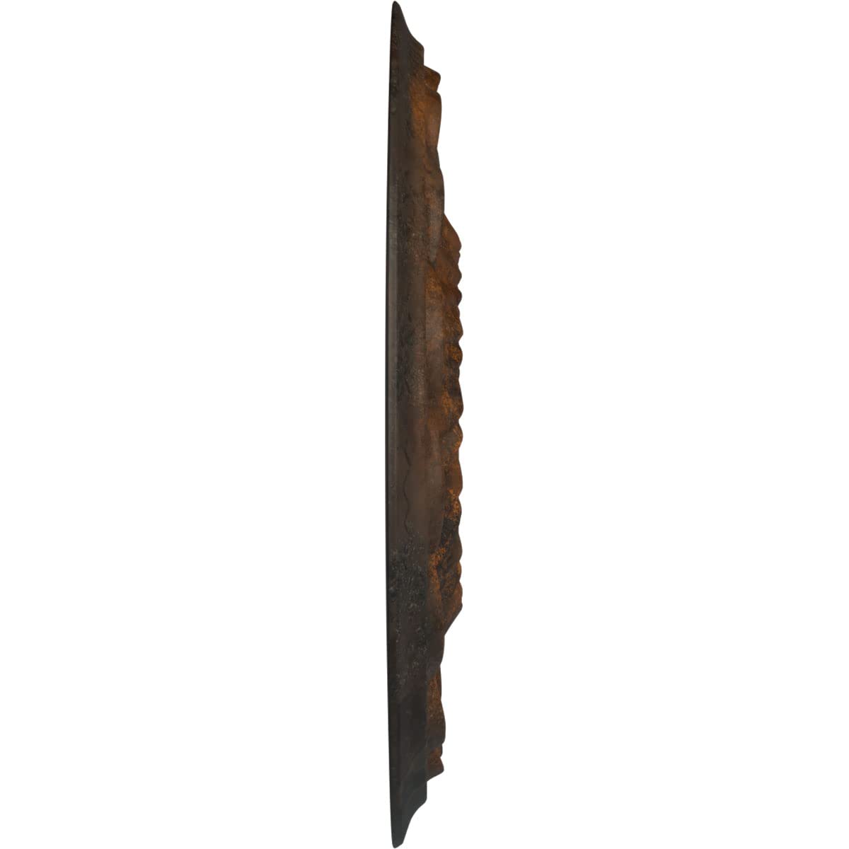 Ekena Millwork CM11BLRUS Jet Blackthorne Ceiling Medallion - 11.75