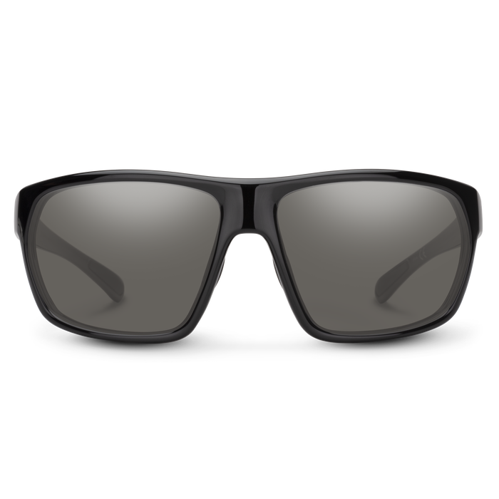 Boone Sunglasses - Black Frame with Polarized Gray Lenses for Men & Women - Perfect for Driving, Fishing, and Outdoor Activities