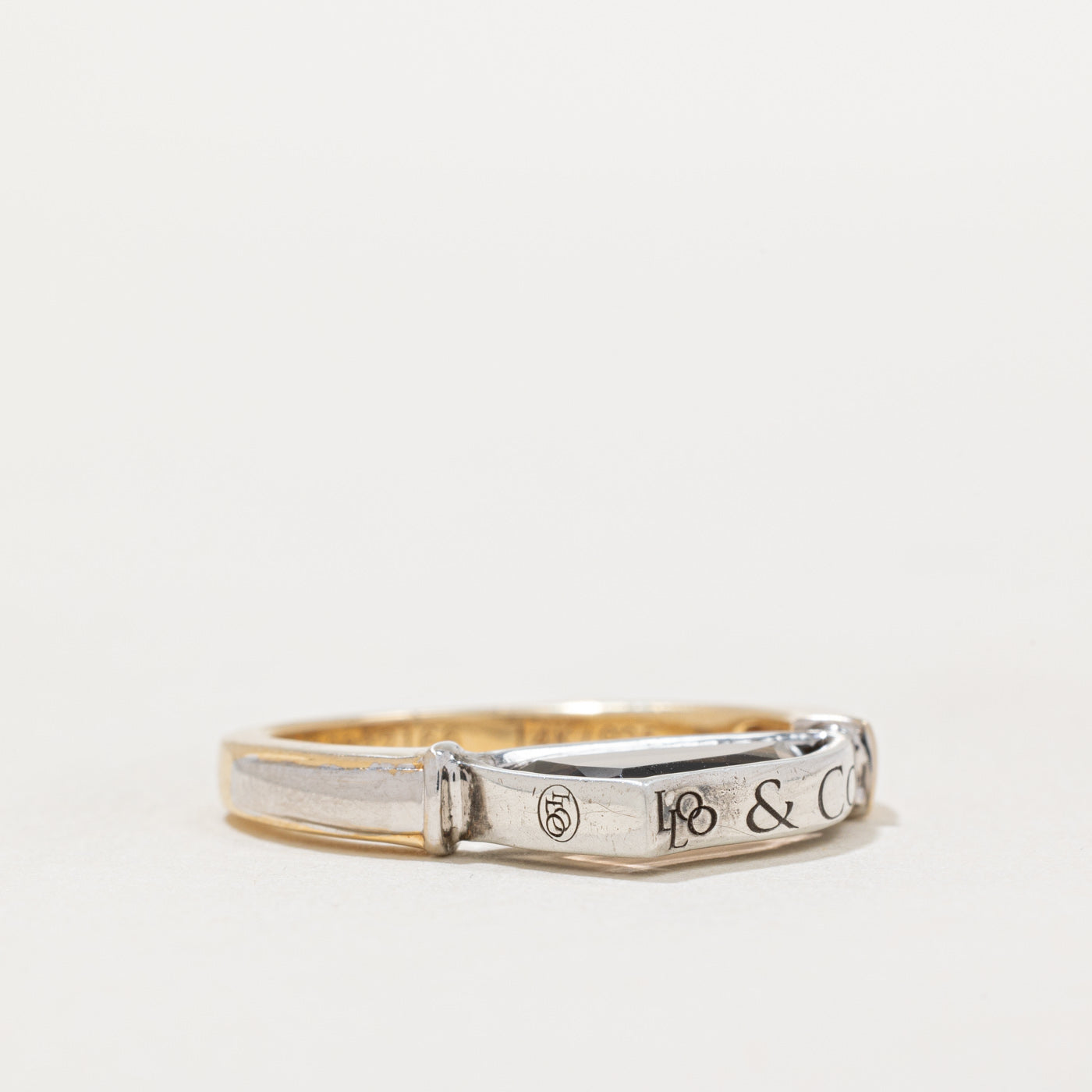 LoLo & Co Jewelry Smoky Quartz Edge Ring - 3.00ct Genuine Stone, Size 7.25, Dainty Stackable Ring for Women, Perfect for Everyday Wear & Special Occasions