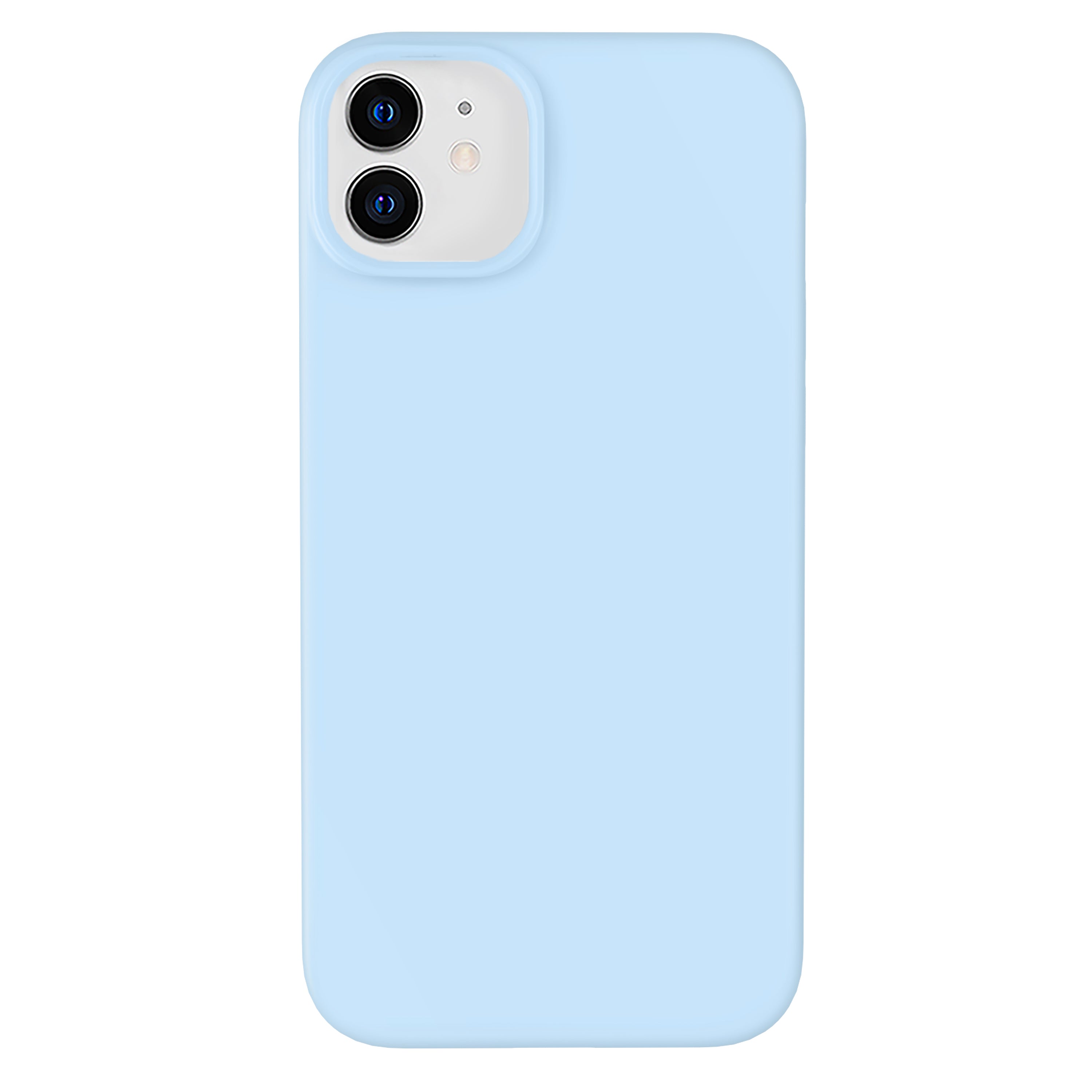 Premium Cotton Candy Blue iPhone Case - Soft Silicone Protective Cover for iPhone [Model] - Trendy, Durable & Slim Design for Everyday Use, Travel & Outdoor Activities