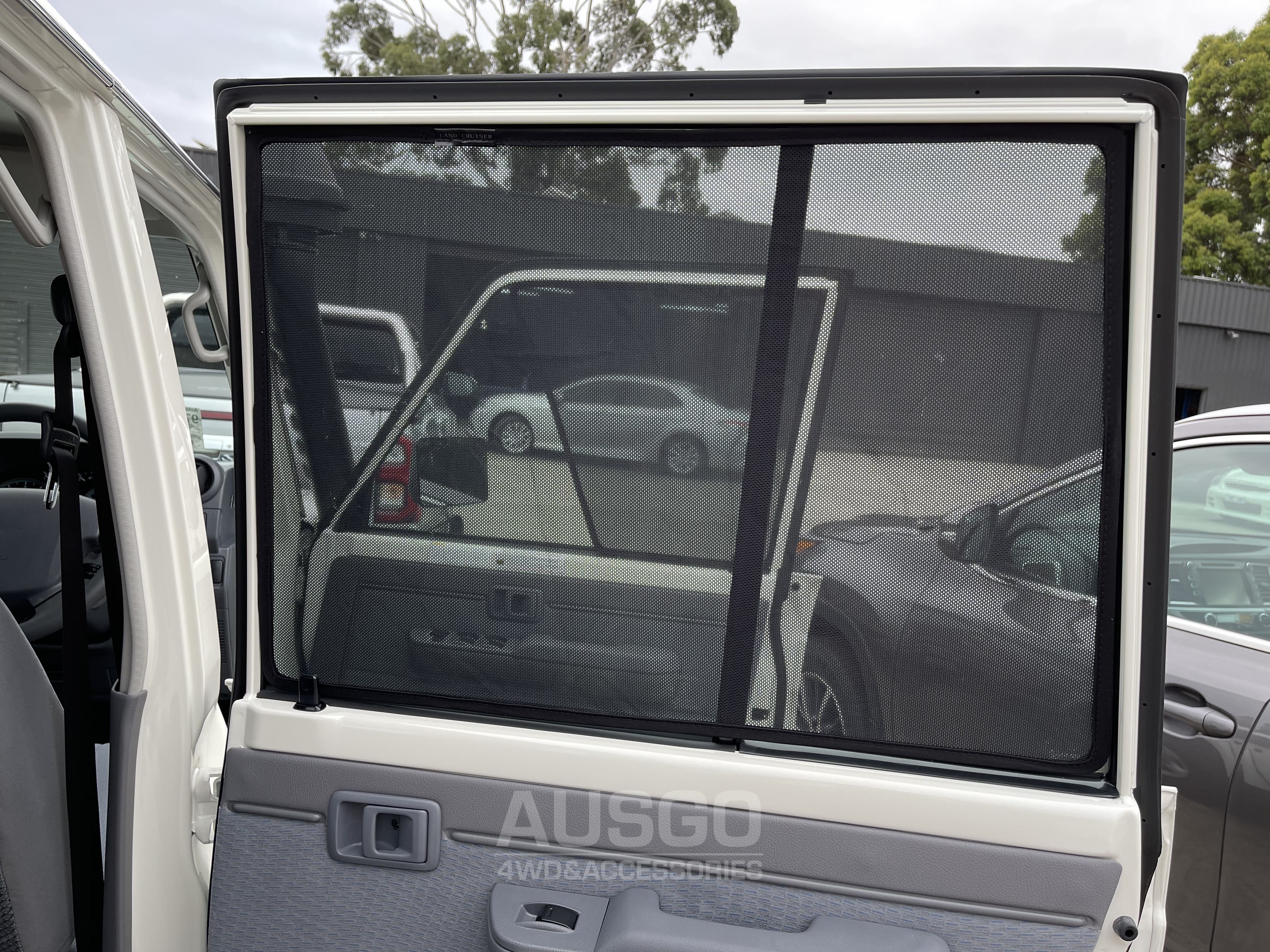 Magnetic Window Sun Shade for Toyota Land Cruiser 76 (LC76) - UV Protection & Heat Blocking - Perfect for Camping, Road Trips & Outdoor Adventures