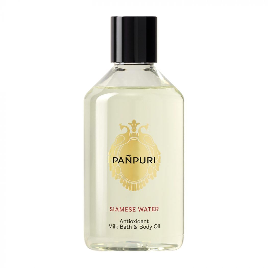 PANPURI Siamese Water Milk Bath and Body Oil - 8.45 Fl Oz (Pack of 3) | Luxurious Hydrating Skincare for Spa, Relaxation & Self-Care at Home