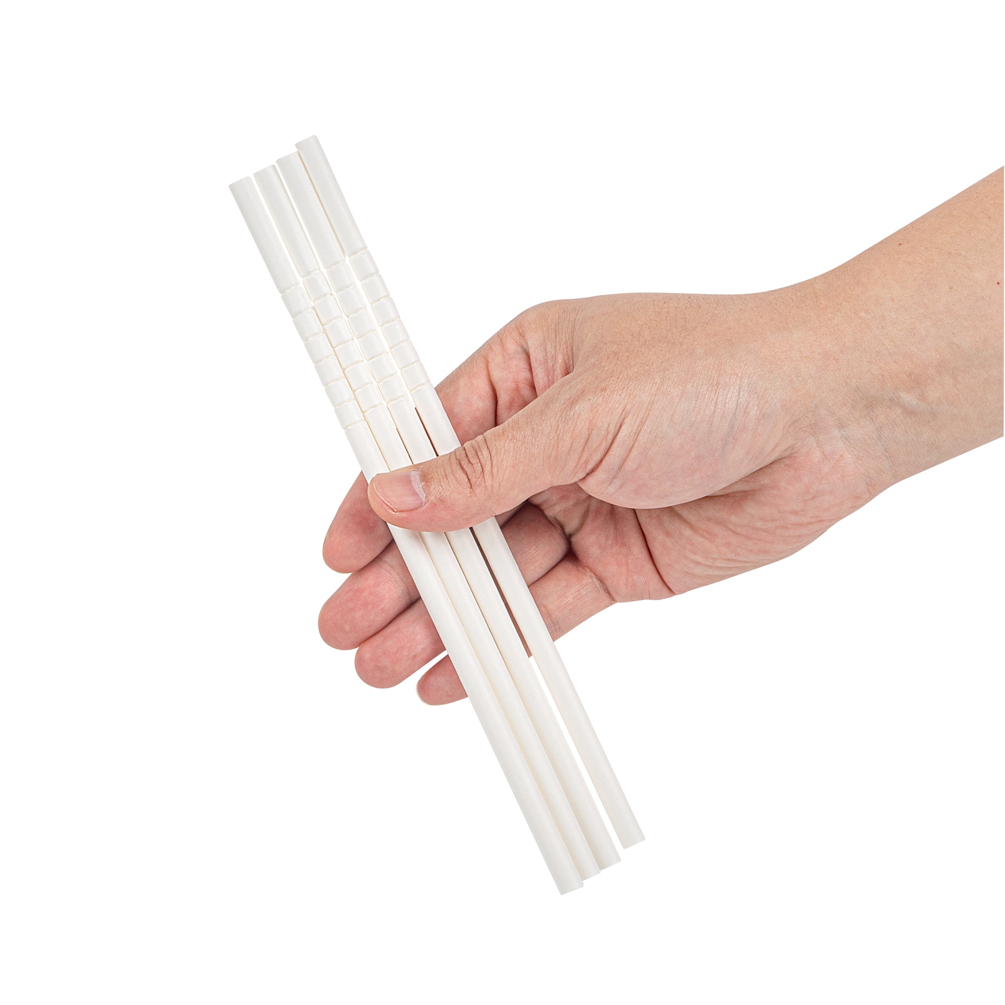 Eco-Friendly Basic Nature White Paper Bendable Straws – Biodegradable, 6mm Diameter, 7 3/4 Inch, 1000 Count Bulk Box | Perfect for Parties, Restaurants & Sustainable Living