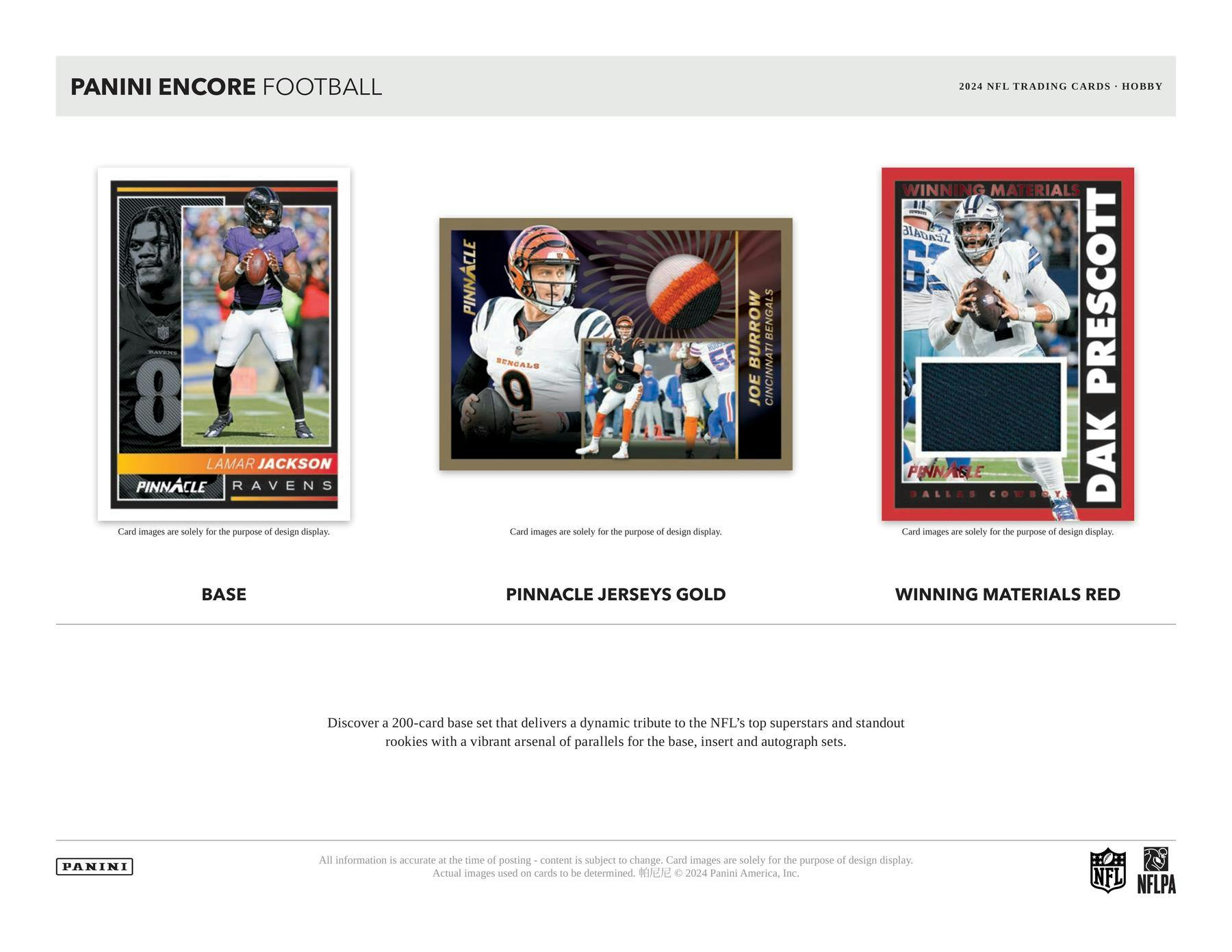 2024 Panini Encore Football Hobby Box - 12 Packs with Autograph & Memorabilia Cards - NFL Trading Cards Collection for Collectors & Fans - Perfect for Gifts, Investments & Fantasy Football