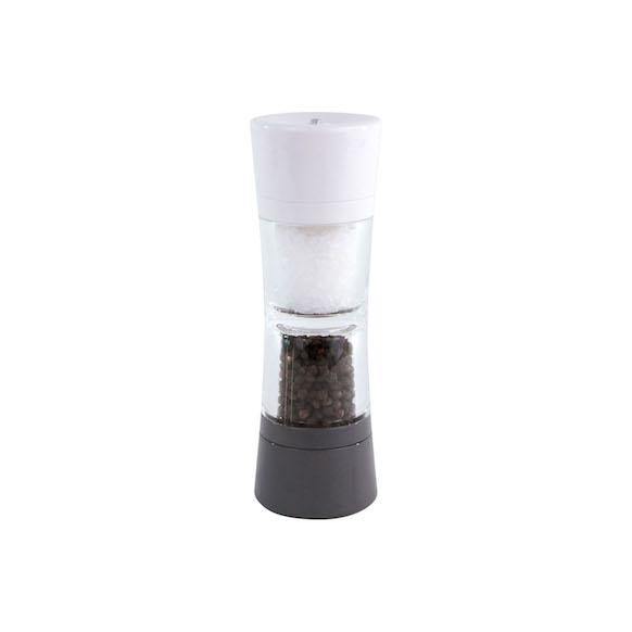 Cole & Mason Lincoln White & Grey Duo Pepper & Salt Mill Set - Premium Adjustable Grinder for Fresh Spices - Perfect for Kitchen, Dining Table & Gourmet Cooking