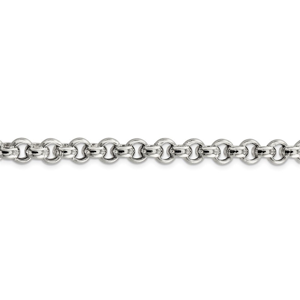 925 Sterling Silver 7.75mm Rolo Chain Necklace for Women - 20 Inch Length - Durable & Hypoallergenic Jewelry for Everyday Wear, Gifts & Special Occasions