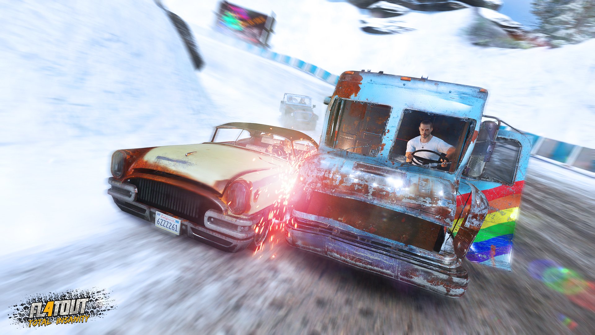 FlatOut 4: Total Insanity - PlayStation 4 Game | High-Speed Racing & Destruction Derby Action | Perfect for Multiplayer Parties & Racing Enthusiasts