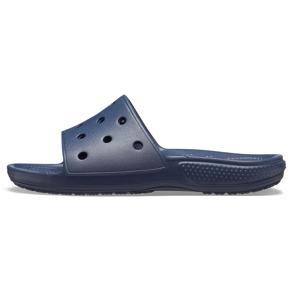 Crocs Unisex-Adult Classic Slide Sandals - Comfortable Waterproof Slip-On Shoes for Men & Women - Perfect for Beach, Pool, and Indoor Use
