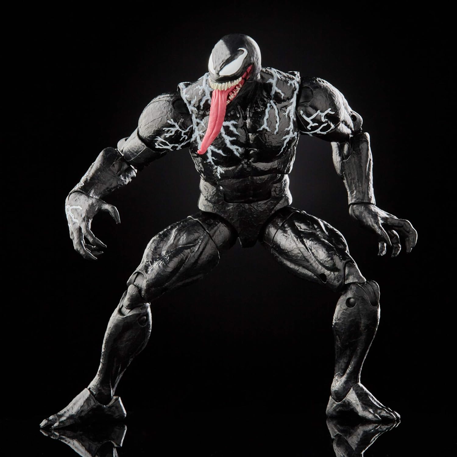 Venom Marvel Legends Series 6 Action Figure - Collectible Toy for Superhero Fans - Perfect for Display, Play, and Comic Conventions