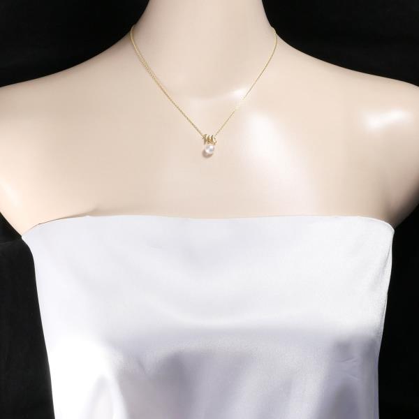 18K Yellow Gold Pearl Necklace for Women - Elegant Bridal Jewelry, Wedding Gift, Anniversary Present - Perfect for Formal Events & Special Occasions