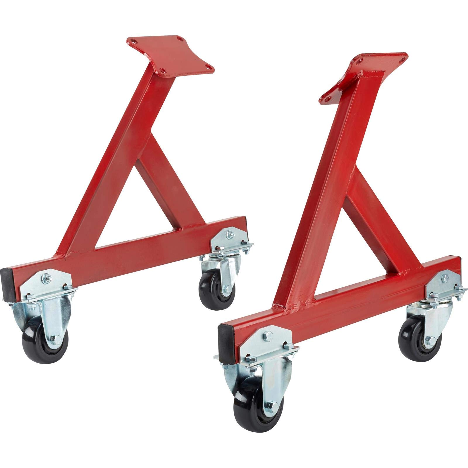 GM Chevy V8 LSx Rolling Engine Stand - Heavy Duty Storage Stand for Complete Engines & Transmissions - Compact Design with 3