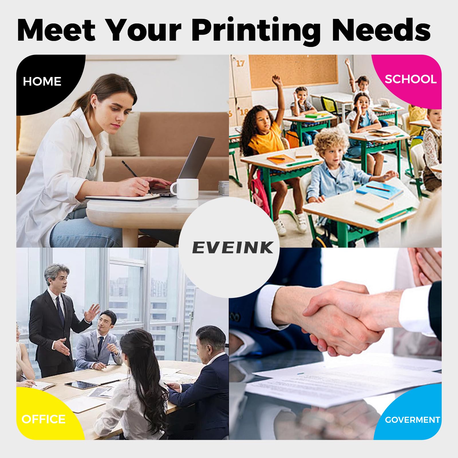 High Capacity C310 C315 Toner Cartridge - Compatible with Xerox 006R004356/006R004357/006R004358/006R004359 - Replacement for Xerox C310/C310DNI/C315/C315DNI Color Printers - Perfect for Office Printing & High Volume Document Production
