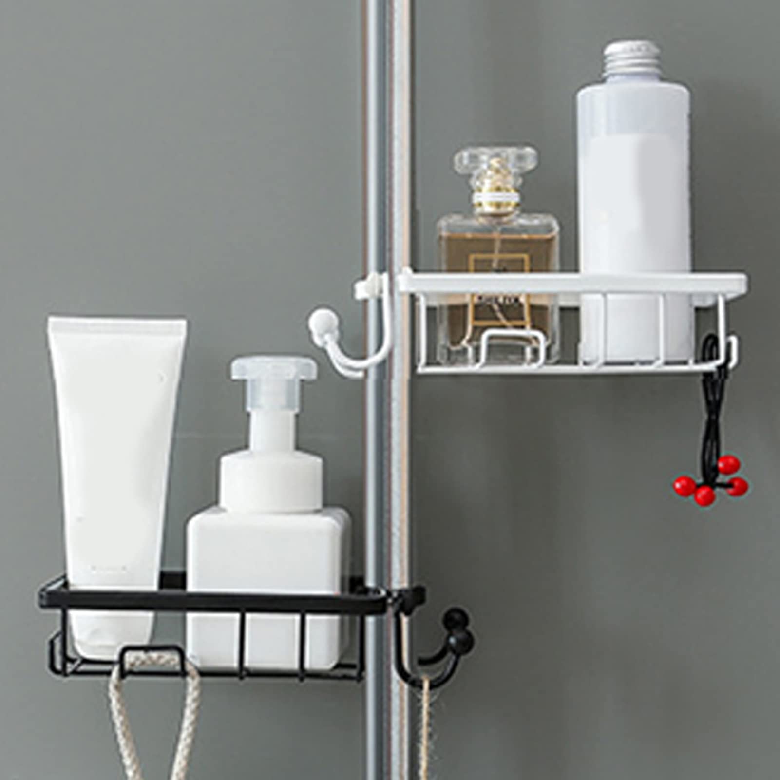Sturdy Wrought Iron Kitchen Dish Rack - No Punching Easy Install Sink Storage & Drying Rack for Faucet (White) | Space-Saving Organizer for Dishes, Cups & Utensils | Perfect for Small Kitchens, Apartments & RVs