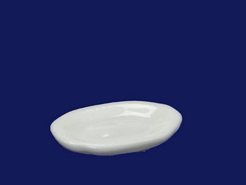 White Octagon Dinner Plates - Miniature Dollhouse Dishes for Tea Parties, Home Decor & Collectibles | Factory Direct Craft