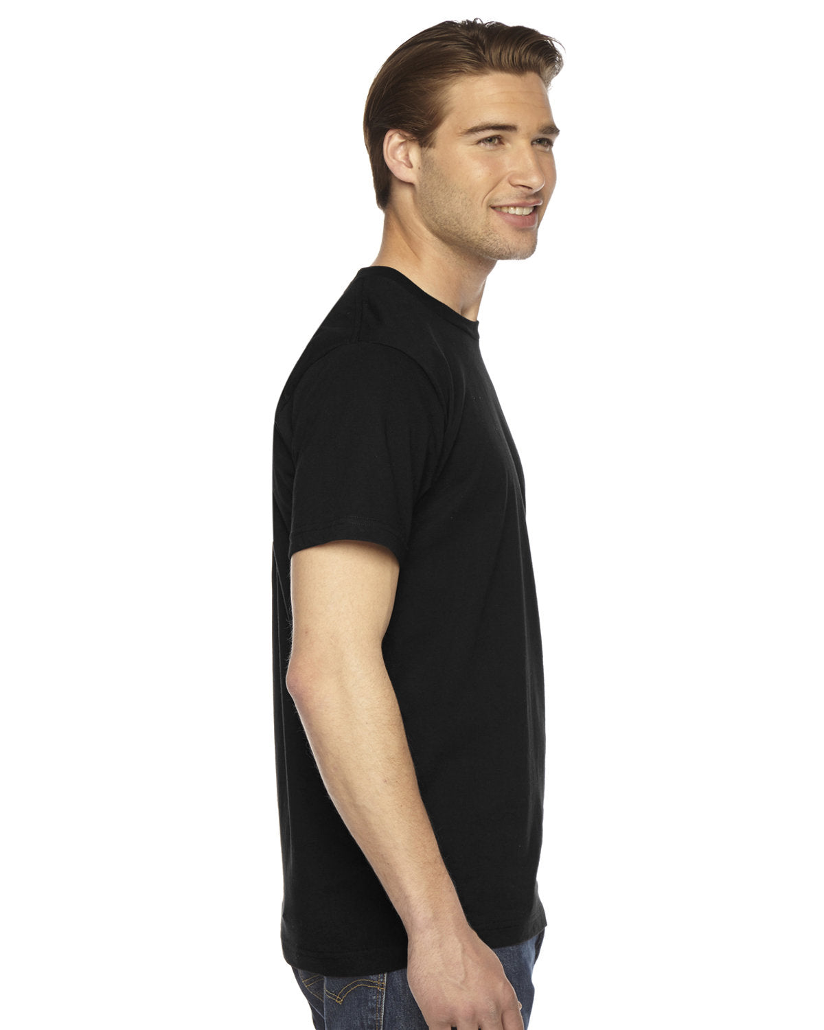 American Apparel 2001W Unisex Fine Jersey Short Sleeve T-Shirt - Soft Cotton Tee for Men & Women - Perfect for Casual Wear, Gym, and Everyday Outfits
