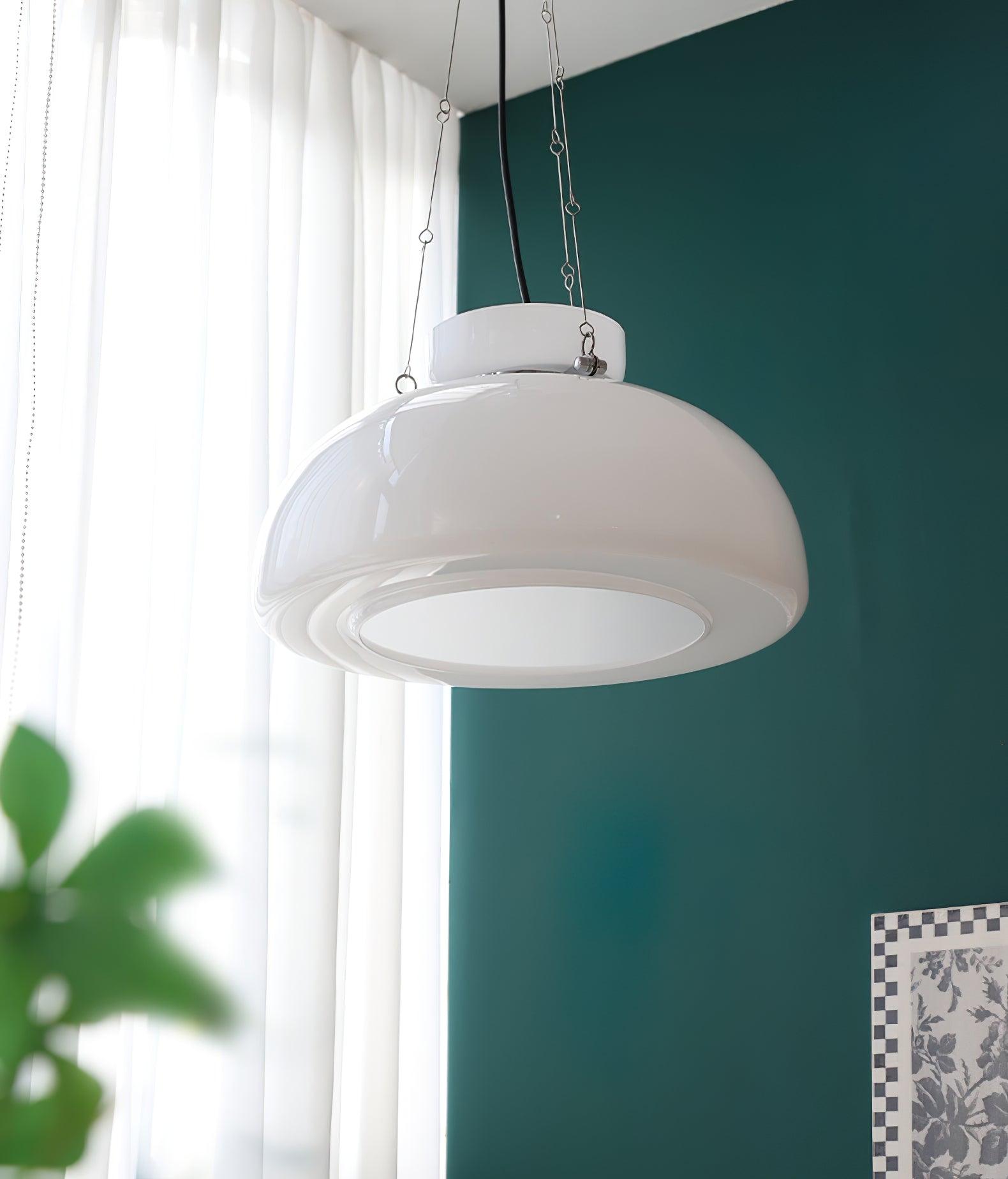 Modern Mack Pendant Light - Industrial Style Hanging Ceiling Lamp for Kitchen Island, Dining Room & Bedroom - Adjustable Height & Vintage Edison Bulb Compatibility