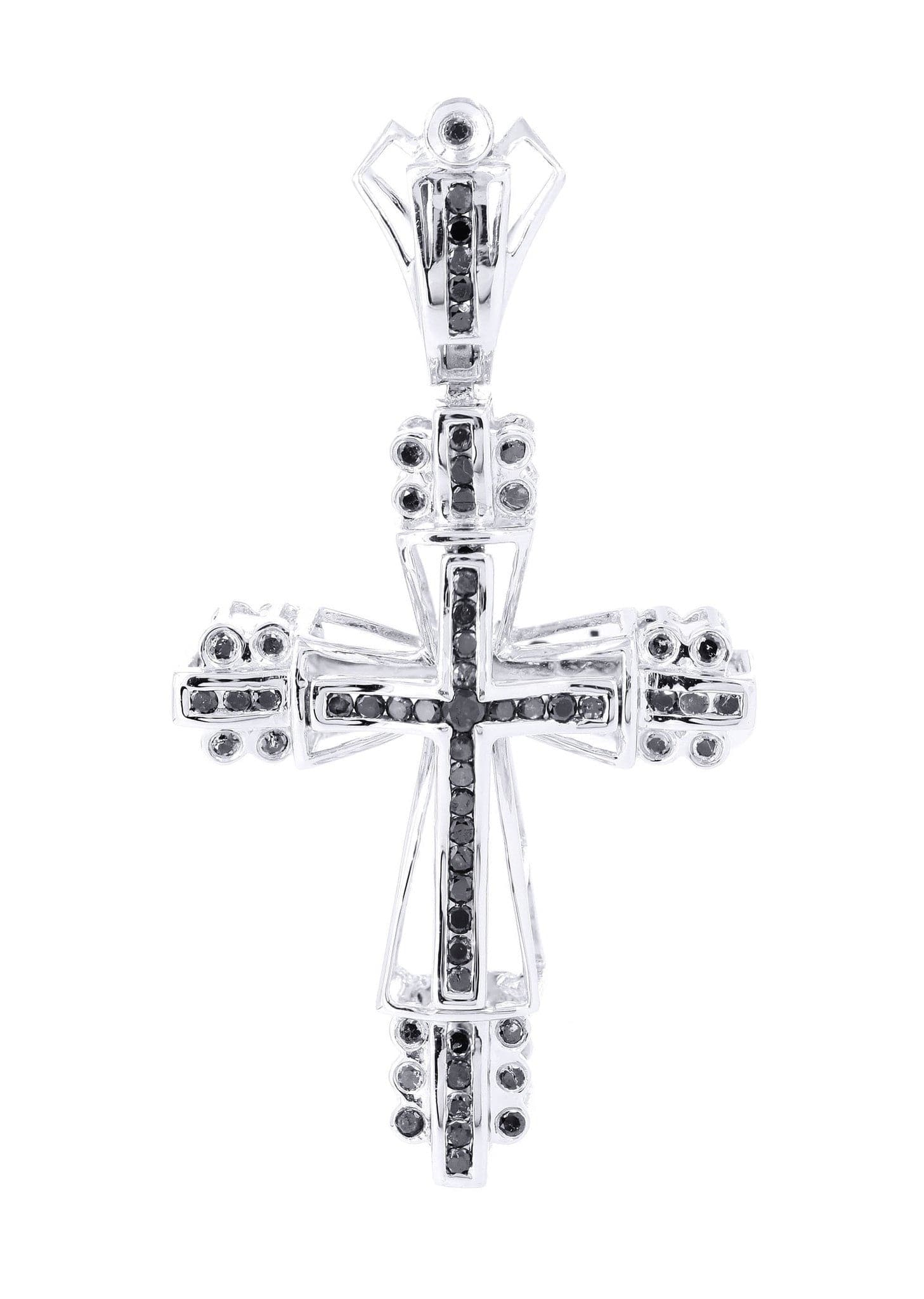 0.73 Carat Diamond Cross Pendant Necklace - 6.25 Grams Solid Gold Jewelry for Women - Perfect for Weddings, Anniversaries & Religious Gifts