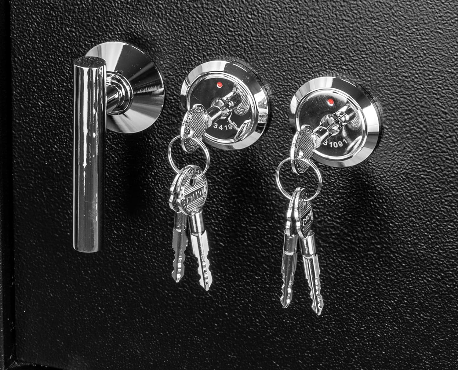 Genie Hand Safe with Double Lock & 2 Cross Locks - High Security Home & Office Safe for Cash, Jewelry & Documents - Ideal for Bedroom, Closet or Business Use