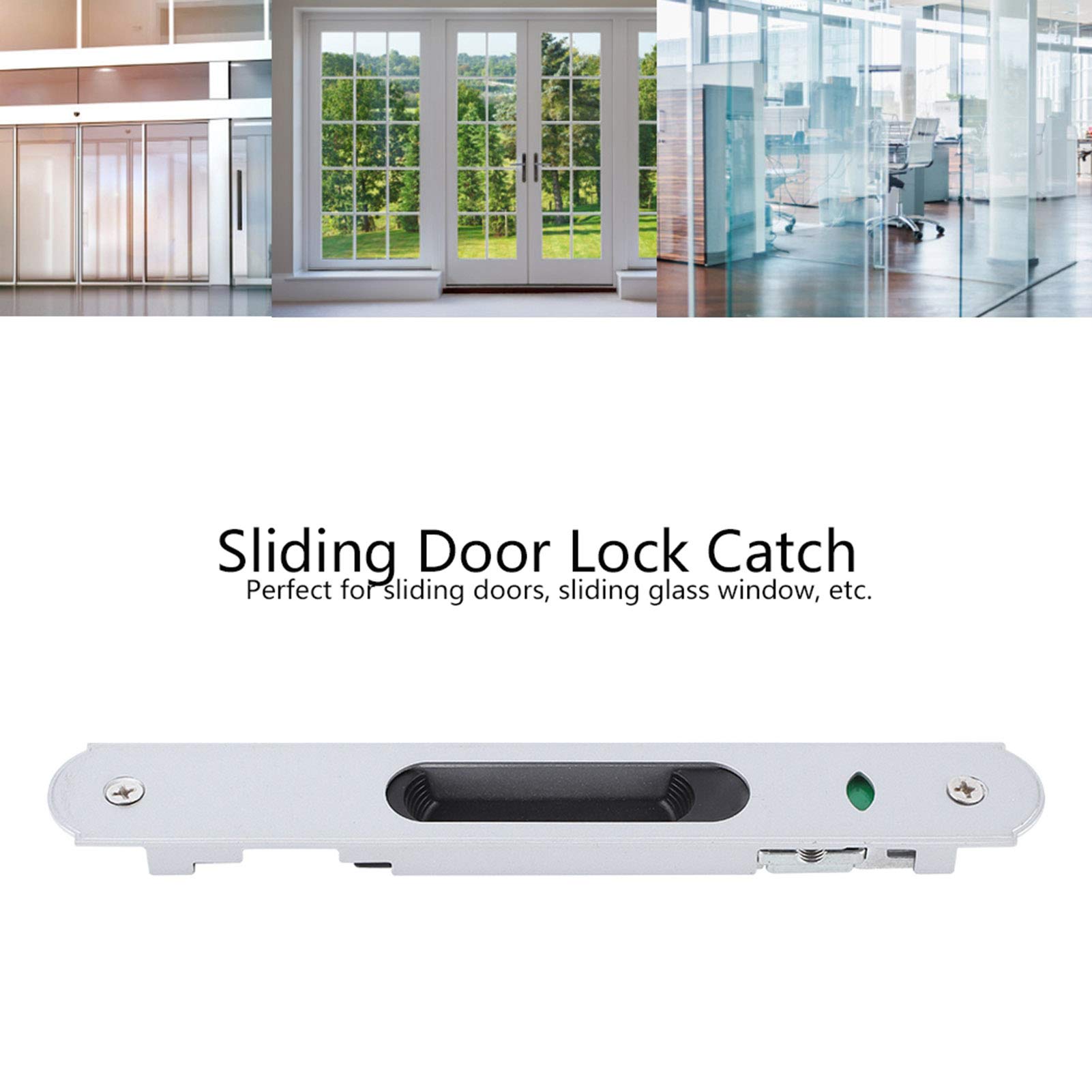 Stainless Steel Sliding Door Lock - Secure Home & Office Windows