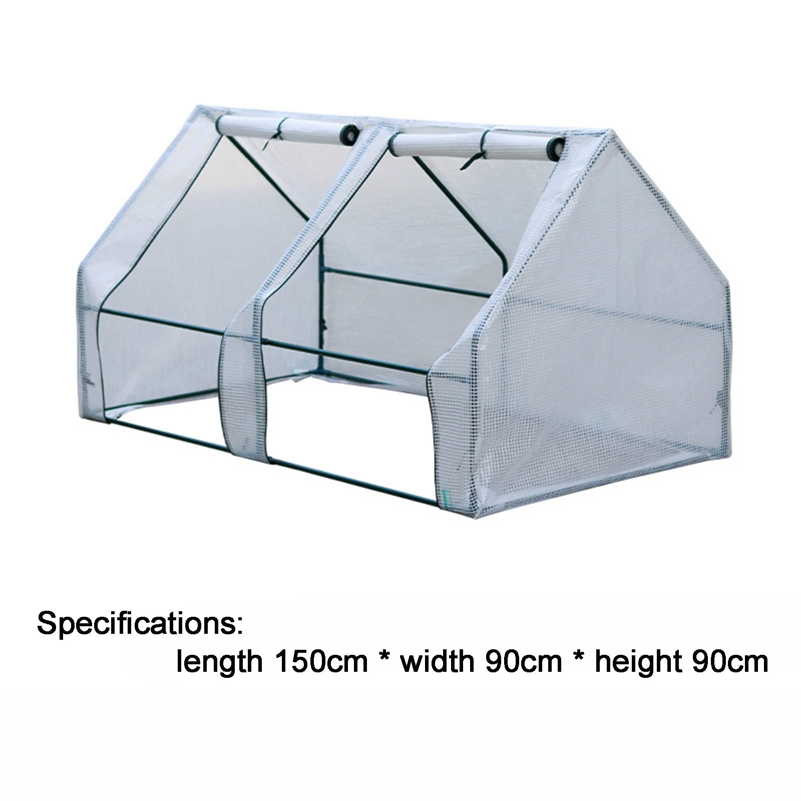 Large Heavy Duty Greenhouse with Detachable PE Cover - 150x90x90cm Weatherproof, Anti-UV & Corrosion-Resistant Frame for Outdoor Gardening, Plant Growing & Vegetable Cultivation - Perfect for Backyards, Patios & Small Farms