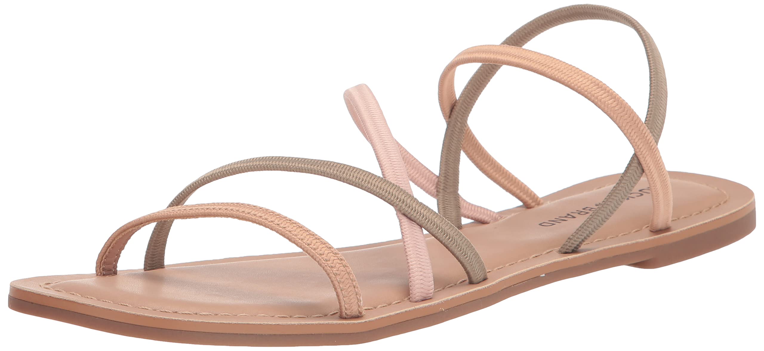 Lucky Brand Women's Bizell Sandal - Comfortable Casual Sandals for Women | Dusty Sand Color | Size 10 | Perfect for Beach, Vacation & Summer Outfits