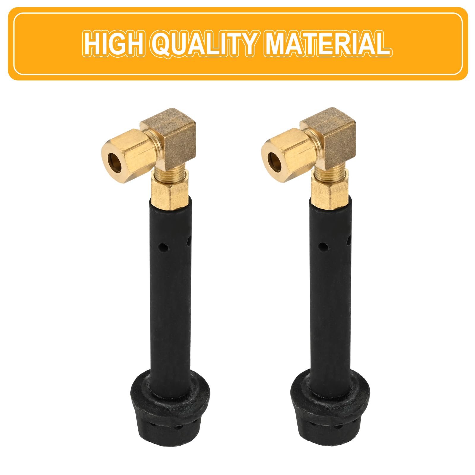 2PCS Chinese Wok Jet Burner Replacement - High Efficiency Gas Stove Burner Heads for Professional Cooking & Outdoor Camping