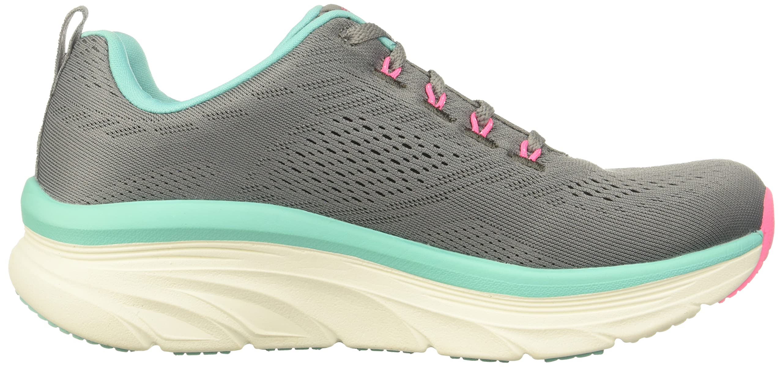 Skechers Women's D'lux Walker Fresh Finesse Sneakers - Comfortable Walking Shoes for Women, Lightweight & Supportive - Perfect for Walking, Travel & Everyday Wear